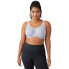 Wacoal 296125 Full Figure Underwire Sports Bra, Lilace Gray With Zephyr, 32G US