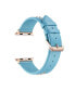 Skyler Teal Genuine Leather and Stud Band for Apple Watch, 42mm-44mm