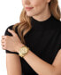 ფოტო #4 პროდუქტის Unisex Runway Chronograph Gold-Tone Stainless Steel Bracelet Watch, 45mm