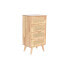 Фото #1 товара Тумба с ящиками DKD Home Decor Натуральный Металл древесина каучукового дерева 40 x 30 x 78 cm