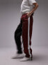 Фото #2 товара Topshop co-ord sporty shell cuffed tracksuit bottoms in burgundy