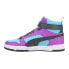 Фото #3 товара Puma Rbd Game Energy High Top Mens Blue, Purple Sneakers Casual Shoes 39512901