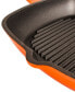 Фото #6 товара Neo Enameled Cast Iron 2 Piece Grill Pan and Steak Press Set