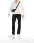 New Look skinny chino in black Черный, W36 L32 - фото #1