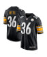 Фото #1 товара Men's Jerome Bettis Black Pittsburgh Steelers Retired Player Game Jersey