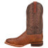 Durango Full Quill Ostrich Square Toe Cowboy Mens Brown Dress Boots DDB0274
