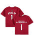 ფოტო #1 პროდუქტის Preschool Girls and Boys Kyler Murray Cardinal Arizona Cardinals Mainliner Player Name and Number T-shirt