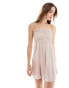 Esmee strappy beach summer dress in oat Hafer, 34 - фото #1