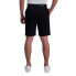 Haggar Men's Regular Fit Flat Front Walk Short 44 x 9.5" - Black