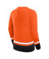 Men's Orange Philadelphia Flyers Back Pass Lace-Up Long Sleeve T-shirt