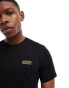 Barbour International Throttle slim fit logo t-shirt in black exclusive to ASOS