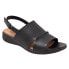 Фото #2 товара Softwalk Tulare S2114-001 Womens Black Narrow Slingback Sandals Shoes 11