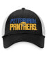 Men's Black, White Pitt Panthers Stockpile Trucker Snapback Hat