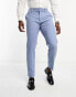 Фото #2 товара New Look slim suit trousers in light blue