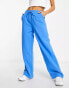 Фото #2 товара ONLY straight leg trouser in bright blue