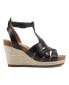 Фото #2 товара Women's Malera Open Toe Ankle Strap Wedge Sandals