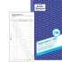 Avery Zweckform Avery 1301 - White - Yellow - Cardboard - 105 x 200 mm - 50 pages