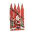 Фото #1 товара Знак Дед Мороз забор 34,7 x 4 x 60 cm Красный Белый Зеленый Пластик Деревянный MDF
