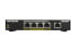 Netgear GS305Pv2 - Unmanaged - Gigabit Ethernet (10/100/1000) - Full duplex - Power over Ethernet (PoE) - Wall mountable