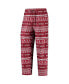 ფოტო #2 პროდუქტის Men's Crimson Indiana Hoosiers Ugly Sweater Long Sleeve T-shirt and Pants Sleep Set