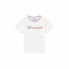 Child's Short Sleeve T-Shirt Champion Crewneck White