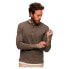 ფოტო #1 პროდუქტის SUPERDRY Vintage Logo Embroidered Mid Weight Henley long sleeve T-shirt