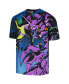 Фото #3 товара Men's and Women's Blue, Black Neon Genesis Evangelion Graphic T-Shirt