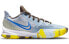 Фото #3 товара Nike Kyrie Low 4 Light Armory Blue 欧文 减震防滑 低帮 实战篮球鞋 男款 蓝灰黄 国外版 / Кроссовки Nike Kyrie Low CW3985-400