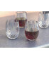 Cristal D'Arques 10oz Stemless Wine Glass, Set of 4