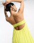 Фото #3 товара ASOS DESIGN bandeau trapeze maxi dress with elasticated back in bright yellow