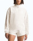 ფოტო #1 პროდუქტის Women's Tekware Grid-Print Quarter-Zip Cropped Jacket