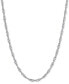 Singapore Link 20" Chain Necklace in Sterling Silver