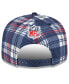 Фото #2 товара Men's Navy New England Patriots 2024 Sideline Statement 9FIFTY Snapback Hat