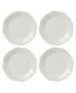 French Perle 4-Piece Dinner Plate Set Белый - фото #1