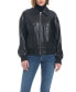 Фото #1 товара Women's Faux Leather Bomber Jacket