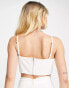 4th & Reckless bralet co-ord in white