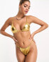 Фото #2 товара Simmi bikini bottom co-ord in gold