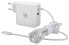 Фото #2 товара Manhattan Wall/Power Mobile Device Charger (Euro 2-pin) - USB-C and USB-A ports - USB-C Output: 60W / 3A - USB-A Output: 2.4A - USB-C 1m Cable Built In - White - Phone Charger - Three Year Warranty - Box - Indoor - AC - 20 V - 3 A - White