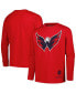 Фото #1 товара Big Boys Red Washington Capitals Throwback Logo Long Sleeve T-shirt