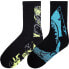 K. Bell Men's Shark Hi-Top Crew Socks One Size 2 Pairs - KCMS15H019-02