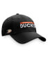Фото #4 товара Men's Black Anaheim Ducks Authentic Pro Rink Adjustable Hat