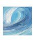 Фото #1 товара Albena Hristova Surfs Up Waves Canvas Art - 36.5" x 48"