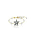 ფოტო #1 პროდუქტის Crystal Swarovski Imitation Pearls, Starfish, Multicolored, Gold-Tone Idyllia Bracelet