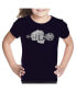 ფოტო #1 პროდუქტის Child 90's Rappers - Girl's Word Art T-Shirt