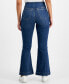 Фото #2 товара Petite Seamed High-Rise Flare-Leg Denim Jeans, Created for Macy's