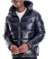Фото #1 товара Men's Shiny Hooded Puffer Jacket, Created for Macy's