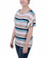 ფოტო #3 პროდუქტის Women's Short Flutter Sleeve Top