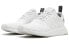 Фото #4 товара adidas originals NMD_R2 Crystal White 防滑耐磨 低帮 运动休闲鞋 男女同款 白色 / Кроссовки Adidas originals NMD_R2 Crystal White BY9914