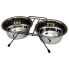 FREEDOG 350ml Suport Double Stainless Steel Bowl Серебристый - фото #1