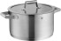 Фото #20 товара WMF Comfort Line 5-Piece Induction Saucepan Set with Glass Lid, Matt Cromargan Stainless Steel, Scale, Stackable Pots Set, Uncoated